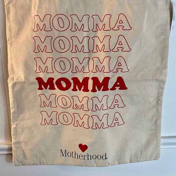 MOMMA Canvas Tote NWT - Picture 2 of 3